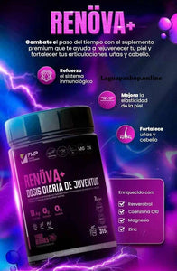 COLAGENO RENOVA + CON BIOPÉPTIDOS ACTIVOS POTE 315 GR